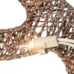 Champagne Reindeer And Sleigh With Clear Lights Decoration -Christmas Designers Store D619779S 13