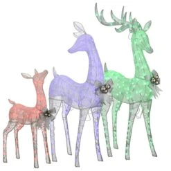 Deer Family Assortment Decoration