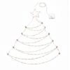 37" Pre-Lit LED Hanging Metal Wire Tree Decoration -Christmas Designers Store D619801S 1