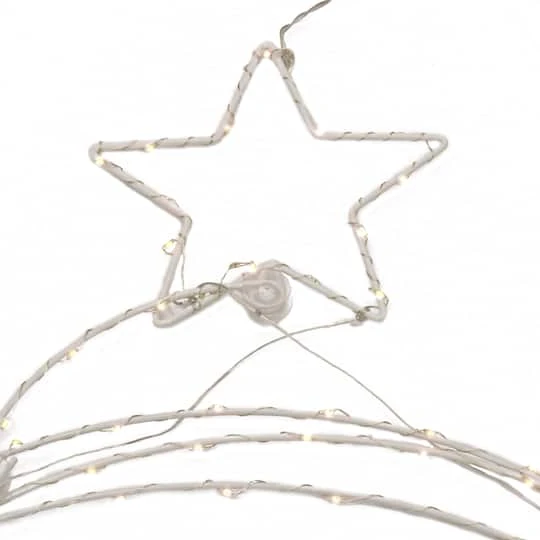 37" Pre-Lit LED Hanging Metal Wire Tree Decoration 6 37" Pre-Lit LED Hanging Metal Wire Tree Decoration - Image 4