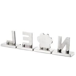 5" Gold Sparkle NOEL Stocking Holders, 4ct. 17 5" Gold Sparkle NOEL Stocking Holders, 4ct. -Christmas Designers Store D619829S 14