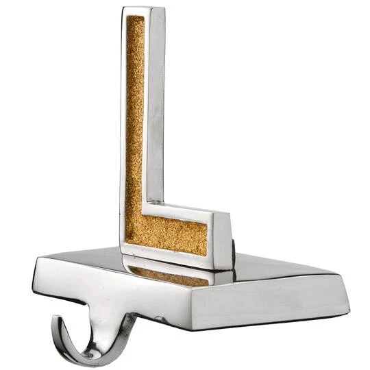 5" Gold Sparkle NOEL Stocking Holders, 4ct. 11 5" Gold Sparkle NOEL Stocking Holders, 4ct. - Image 9