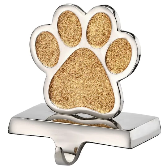 5" Gold Sparkle JOY Stocking Holders, 3ct. 7 5" Gold Sparkle JOY Stocking Holders, 3ct. - Image 5