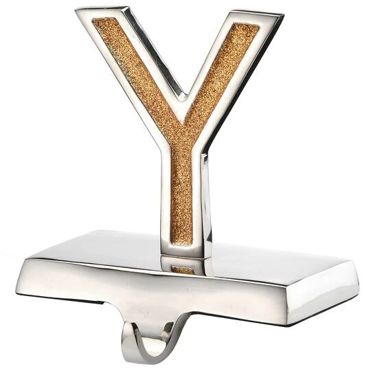 5" Gold Sparkle JOY Stocking Holders, 3ct. 8 5" Gold Sparkle JOY Stocking Holders, 3ct. - Image 6