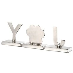 5" Gold Sparkle JOY Stocking Holders, 3ct. 16 5" Gold Sparkle JOY Stocking Holders, 3ct. -Christmas Designers Store D619831S 17