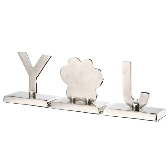 5" Gold Sparkle JOY Stocking Holders, 3ct. 9 5" Gold Sparkle JOY Stocking Holders, 3ct. - Image 7