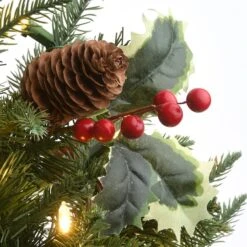 2ft. Pre-Lit Happy Hill Pine Artificial Christmas Tree, Warm White LED Lights 12 2ft. Pre-Lit Happy Hill Pine Artificial Christmas Tree, Warm White LED Lights -Christmas Designers Store D645001S 4