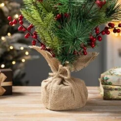 20" Unlit Cardinal Artificial Tabletop Christmas Tree 13 20" Unlit Cardinal Artificial Tabletop Christmas Tree -Christmas Designers Store D652292S 4