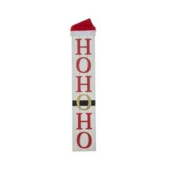Glitzhome® 42.5'' Reversible Double-Sided Wooden Porch Sign -Christmas Designers Store D652320S 8