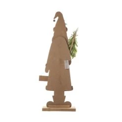 Glitzhome® 36'' Lighted Wooden Santa Porch Décor 19 Glitzhome® 36'' Lighted Wooden Santa Porch Décor -Christmas Designers Store D652322S 8