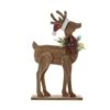 Glitzhome® 36'' Chunky Wood Reindeer Porch Décor -Christmas Designers Store D652324S 1