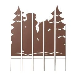 Glitzhome® 41.5'' Metal Snowman Family Combo Yardstake 16 Glitzhome® 41.5'' Metal Snowman Family Combo Yardstake -Christmas Designers Store D652327S 6