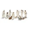 Glitzhome® Ivory Resin Nativity Figurine Set 2 Glitzhome® Ivory Resin Nativity Figurine Set -Christmas Designers Store D652339S 1