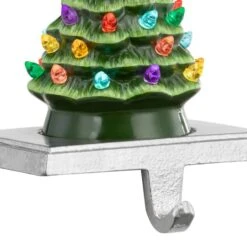 Green Tree Illuminated Stocking Hanger -Christmas Designers Store D657834S 4