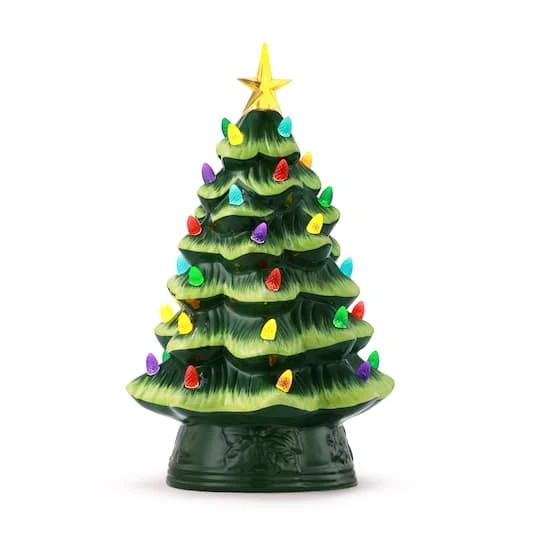 12" Green Nostalgic Christmas Tree 3 12" Green Nostalgic Christmas Tree