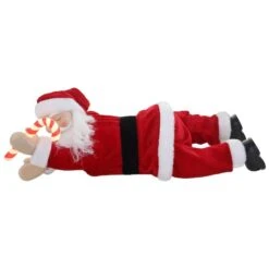 19.5" Lighted Sleeping Santa 13 19.5" Lighted Sleeping Santa -Christmas Designers Store D657868S 2