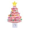 Pink Nostalgic Tree Nightlight 2 Pink Nostalgic Tree Nightlight -Christmas Designers Store D657877S 1