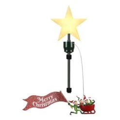 Elves In Sleigh Animated Tree Topper 10 Elves In Sleigh Animated Tree Topper -Christmas Designers Store D657886S 2