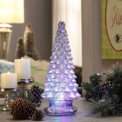 16" Illuminated Kaleidoscope Tree Tabletop Accent -Christmas Designers Store D657888S 3