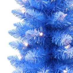 3ft. Pre-Lit Fashion Blue Artificial Christmas Tree 8 3ft. Pre-Lit Fashion Blue Artificial Christmas Tree -Christmas Designers Store D659587S 2
