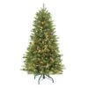 4.5ft. Pre-Lit Westford Spruce Artificial Christmas Tree, Clear Lights -Christmas Designers Store D659629S 1
