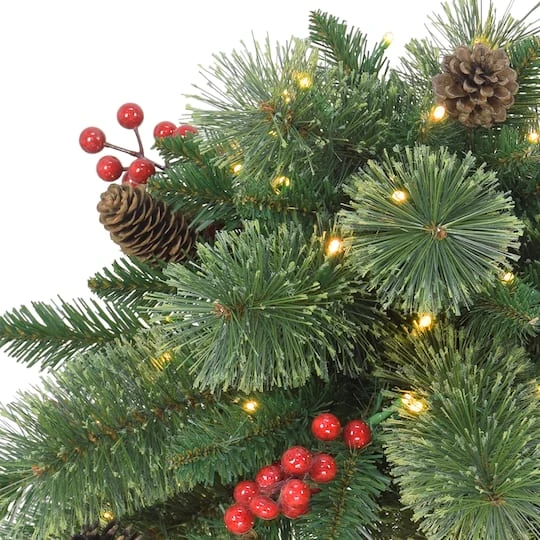 18" Pre-Lit LED Cashmere Branch Urn Filler 5 18" Pre-Lit LED Cashmere Branch Urn Filler - Image 3