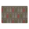 Gray Tree Pattern Floor Mat 2 Gray Tree Pattern Floor Mat -Christmas Designers Store D662407S 1