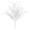 Melrose White Glitter Bush, 6ct. -Christmas Designers Store D663555S 1
