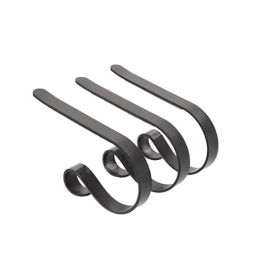 Original MantleClip® Matte Black Stocking Holders, 3ct. 3 Original MantleClip® Matte Black Stocking Holders, 3ct.