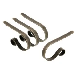 Original MantleClip® Weathered Antique Brass Stocking Holders, 4ct. 6 Original MantleClip® Weathered Antique Brass Stocking Holders, 4ct. -Christmas Designers Store D665822S 1 1