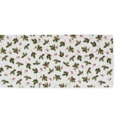 DII® 108" Holly Heritage Table Runner -Christmas Designers Store D666777S 2