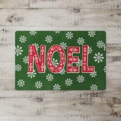 Scandinavian Noel Floor Mat 7 Scandinavian Noel Floor Mat -Christmas Designers Store D673245S 2