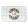 Noel Holly Wreath Bath Mat -Christmas Designers Store D673250S 1
