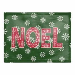 Scandinavian Noel Cotton Twill Placemat 6 Scandinavian Noel Cotton Twill Placemat -Christmas Designers Store D673263S 1 1