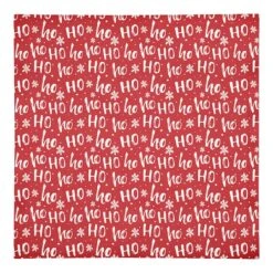 Ho Ho Ho Pattern Cotton Twill Napkin -Christmas Designers Store D673269S 1 1