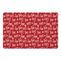 Ho Ho Ho Pattern Floor Mat