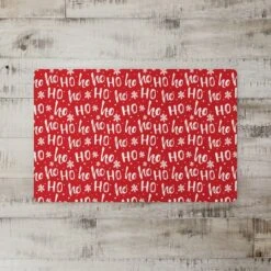 Ho Ho Ho Pattern Floor Mat 7 Ho Ho Ho Pattern Floor Mat -Christmas Designers Store D673291S 2