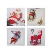Northlight Norman Rockwell Classic Christmas Scene Canvas Prints Set, 4ct. -Christmas Designers Store D676167S 1