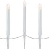 Northlight 8" White C7 Candle Pathway Markers Christmas Lights With White Wire, 10ct. -Christmas Designers Store D676184S 1