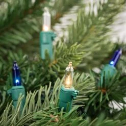 Northlight 100ct. Mini Christmas String Lights With Green Wire Blue/Clear -Christmas Designers Store D676192S 12