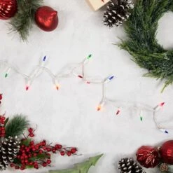 Northlight 50ct. Mini Christmas String Lights With White Wire Multicolor 13 Northlight 50ct. Mini Christmas String Lights With White Wire Multicolor -Christmas Designers Store D676202S 2