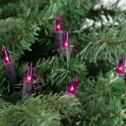 Northlight 50ct. Mini Christmas String Lights With Black Wire Purple -Christmas Designers Store D676208S 13
