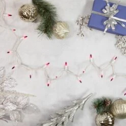 Northlight 50ct. Mini Christmas String Lights With White Wire Purple 15 Northlight 50ct. Mini Christmas String Lights With White Wire Purple -Christmas Designers Store D676209S 12