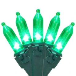 Northlight 50ct. LED Mini Christmas String Lights With Green Wire -Christmas Designers Store D676217S 1 1
