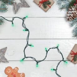 Northlight 50ct. LED Mini Christmas String Lights With Green Wire -Christmas Designers Store D676217S 13
