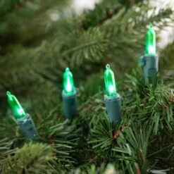 Northlight 50ct. LED Mini Christmas String Lights With Green Wire -Christmas Designers Store D676217S 2