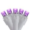 Northlight 50ct. LED Wide Angle Christmas String Lights With White Wire Purple -Christmas Designers Store D676223S 1
