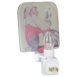 Northlight 6" Norman Rockwell 'A Drum For Tommy' Glass Christmas Night Light 9 Northlight 6" Norman Rockwell 'A Drum For Tommy' Glass Christmas Night Light -Christmas Designers Store D676228S 3