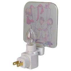 Northlight 6" Norman Rockwell 'Santa Looking At Two Sleeping Children' Glass Christmas Night Light -Christmas Designers Store D676231S 3