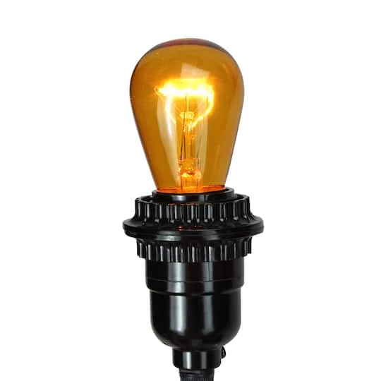 Northlight Transparent Incandescent S14 Replacement Christmas Bulbs, 25ct. Amber 10 Northlight Transparent Incandescent S14 Replacement Christmas Bulbs, 25ct. Amber - Image 8